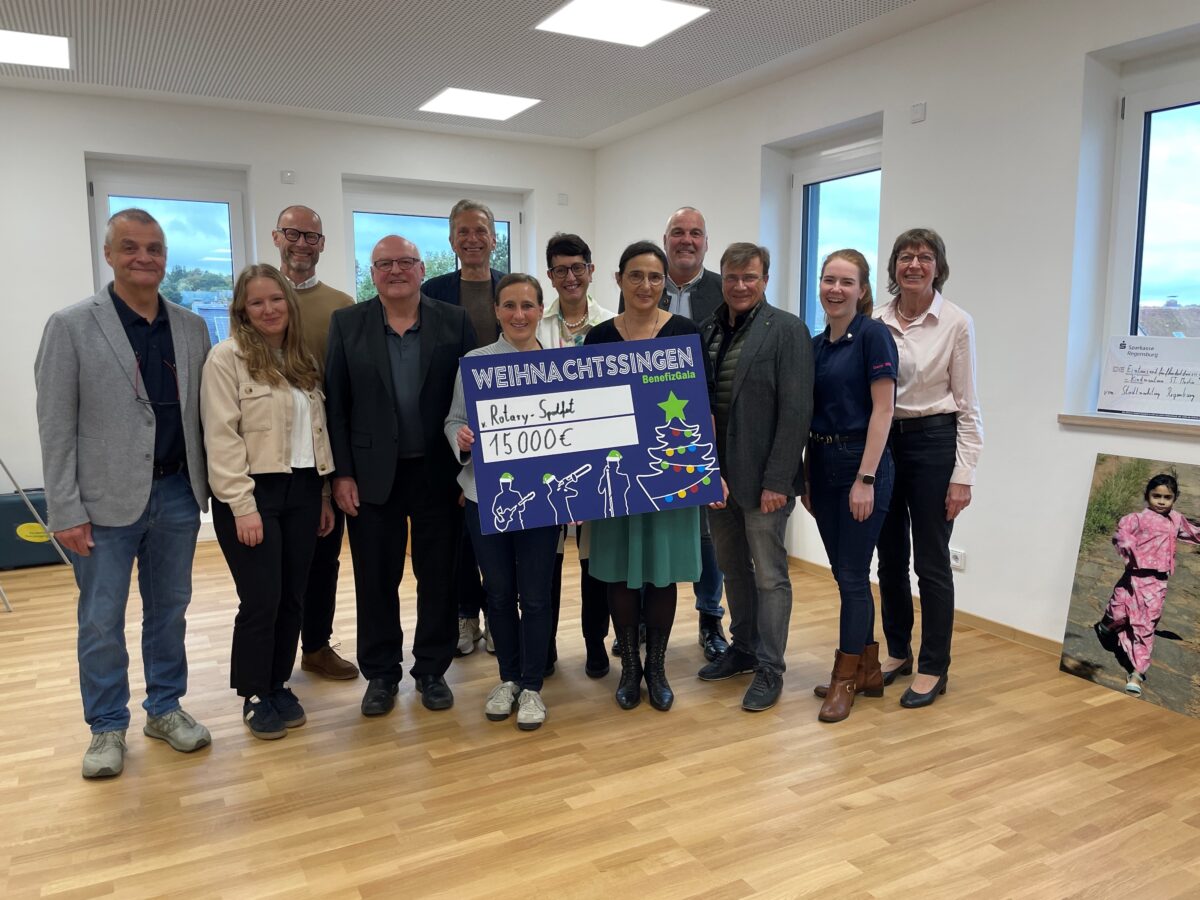 Rotary Familiensportfest sammelt in Regensburg 15.000 Euro fürs Weihnachtssingen