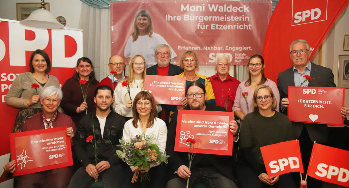 SPD nominiert Monika Waldeck als Bürgermeisterkandidatin in Etzenricht