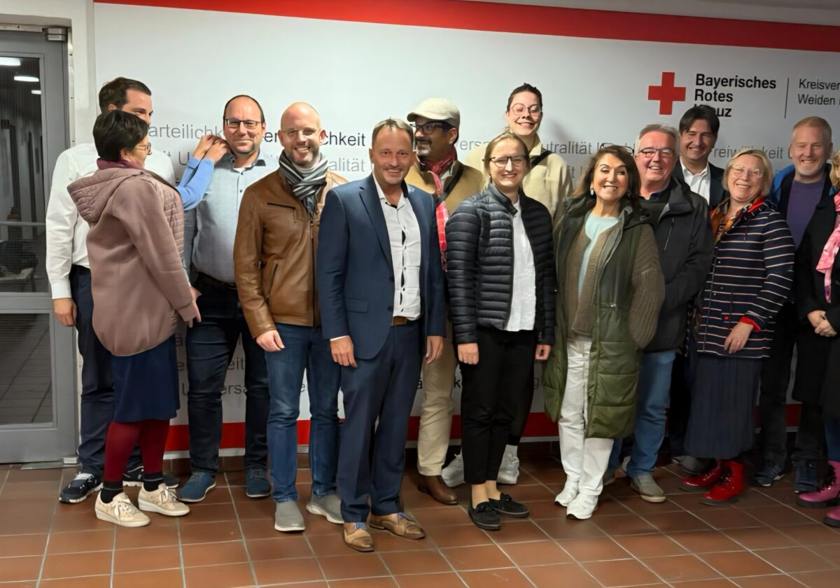 SPD und OB Meyer beim BRK Weiden, Pflegebürokratie thematisiert