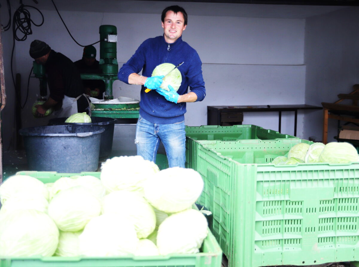 Krautstampfen auf dem Beutnerhof in Etzenricht - Mit Rezept