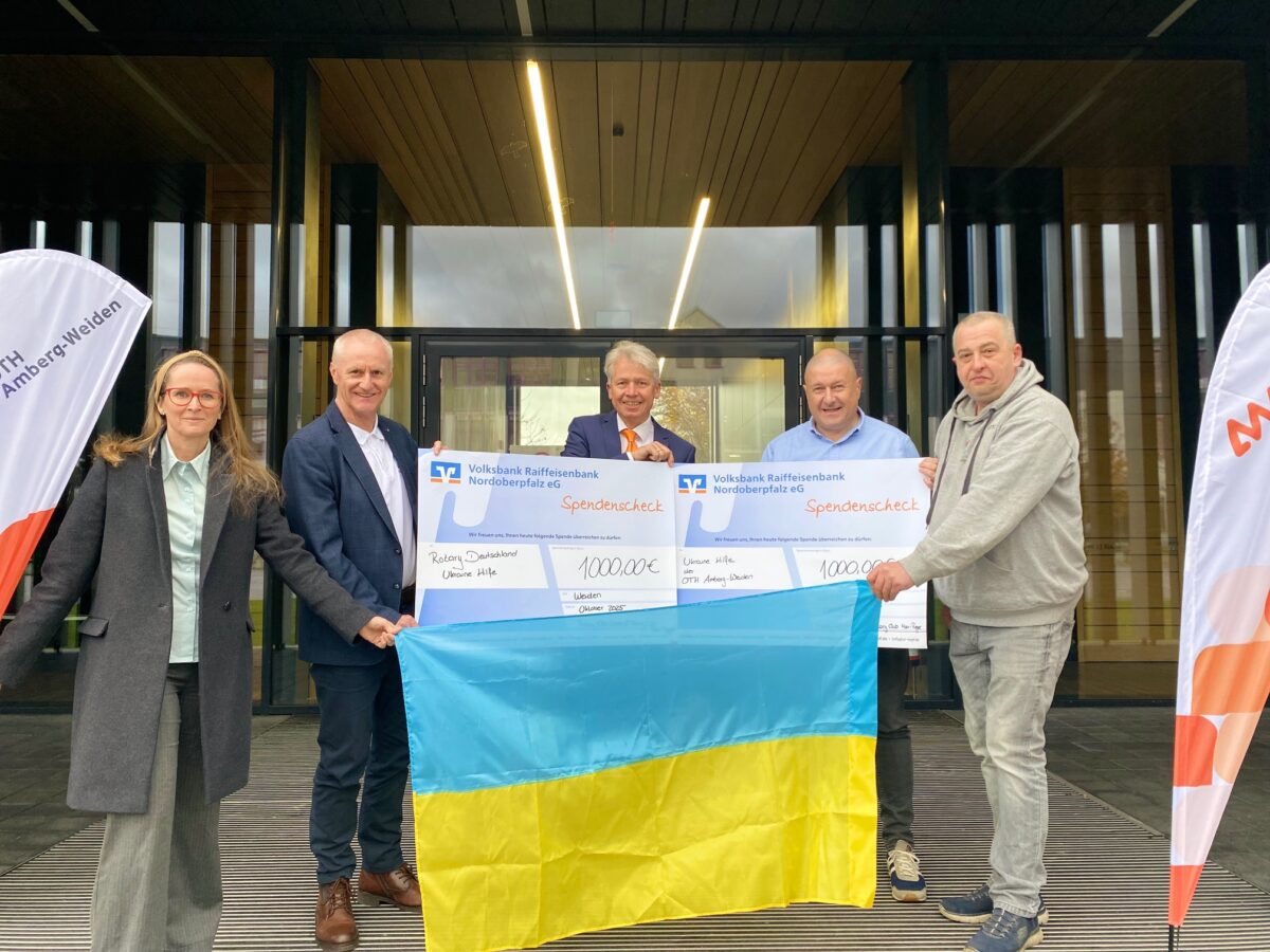 Rotary spendet für Ukraine: Clubs unterstützen Hochschule in Saporischschja