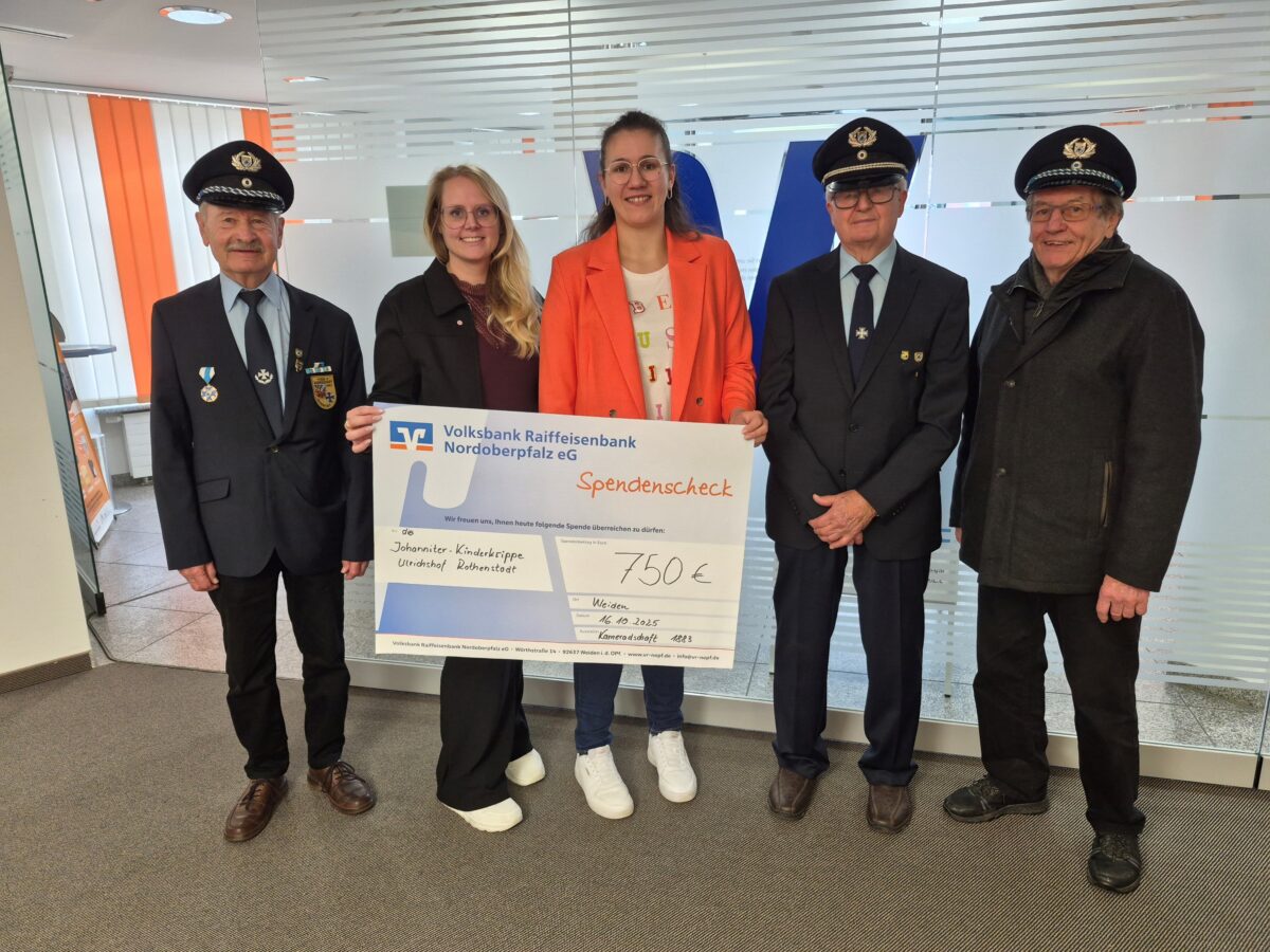 Spende über 750 Euro für Johanniter-Kinderkrippe Ulrichshof in Rothenstadt