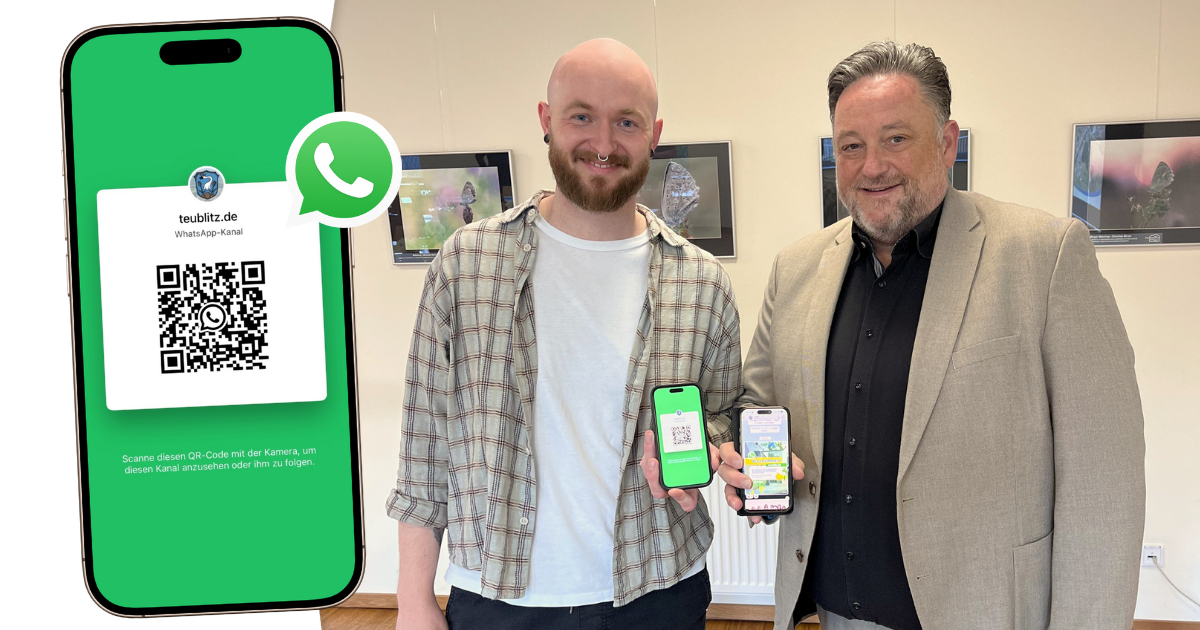 Stadtverwaltung startet offiziellen WhatsApp-Kanal in Teublitz