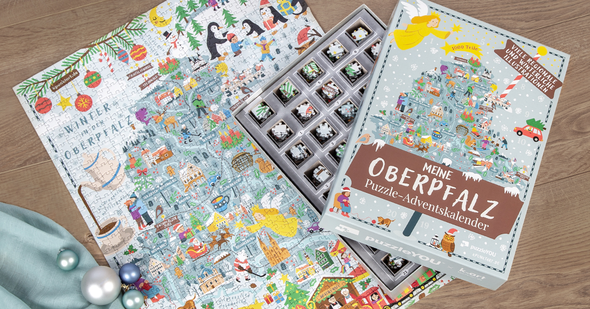 In 24 Tagen durch die Oberpfalz: Der neue „Meine Oberpfalz“- Adventskalender von puzzleYOU