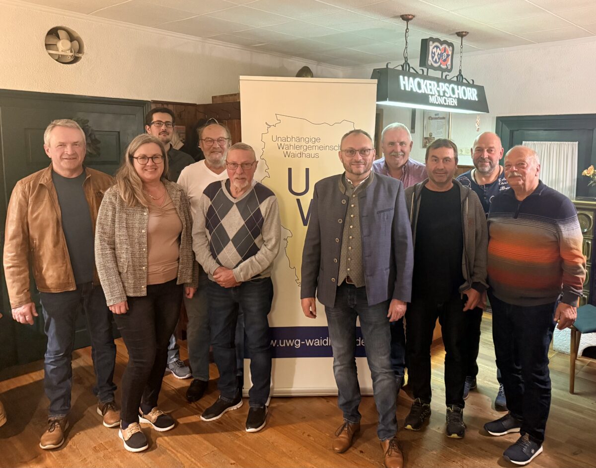UWG bestätigt Vorstand - Markus Bauriedl erneut Bürgermeisterkandidat in Waidhaus
