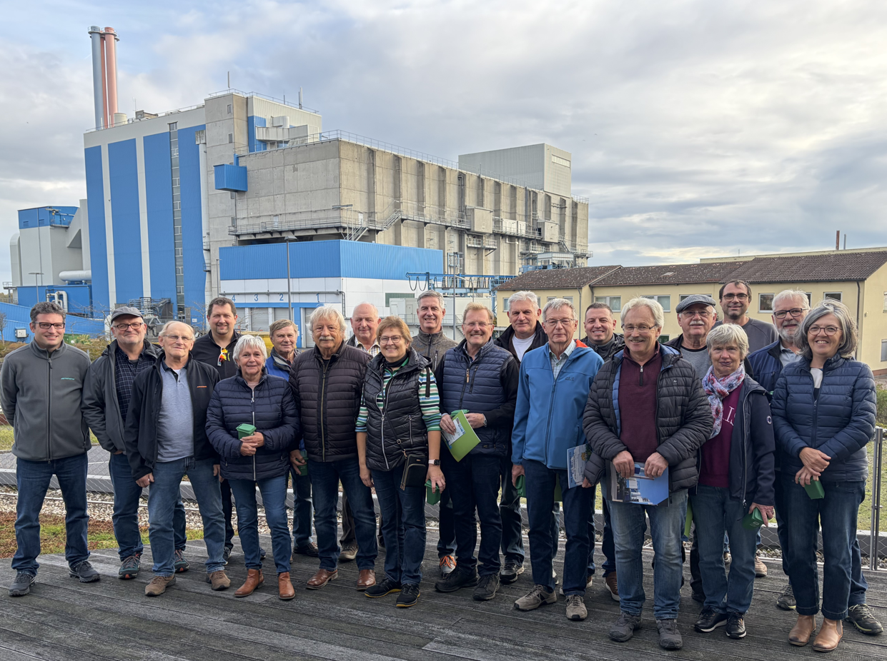 Vereinsausflug aus Pfreimd zum Müllkraftwerk Schwandorf