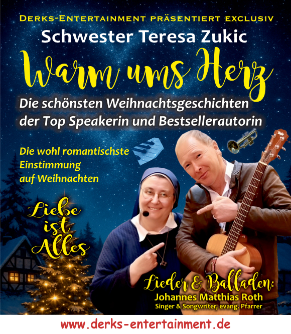Schwester Teresa Zukic verzaubert Weiden mit Warm ums Herz