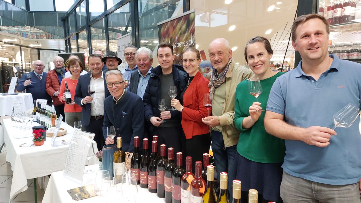 Wein-Quartett aus Weiden am See zu Gast im City-Center