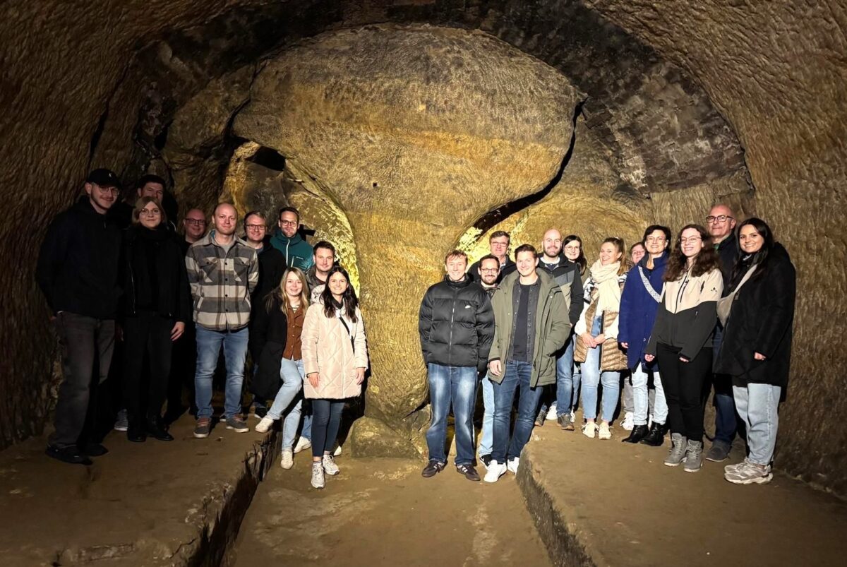 Kolpingsfamilie Waldthurn auf Entdeckungstour in den Schwandorfer Felsenkellern