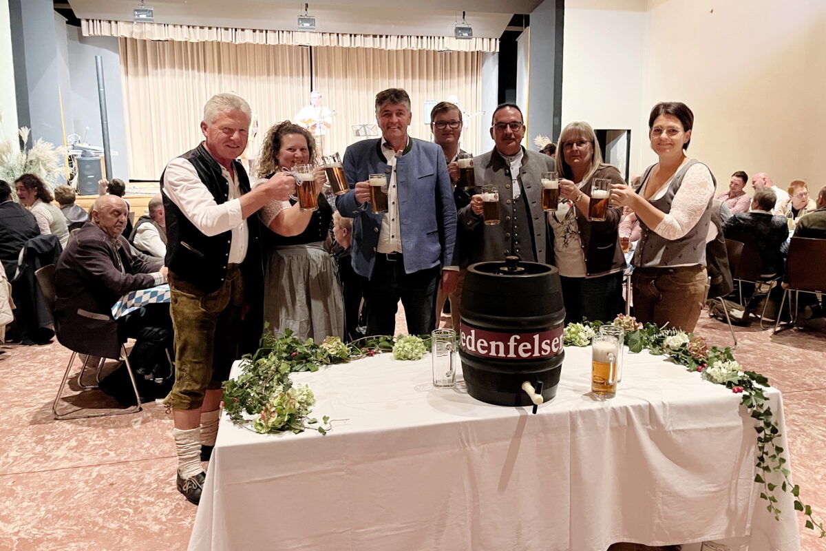 CSU, FU und JU feierten mit ihren Gästen Zoigl-Kirwa