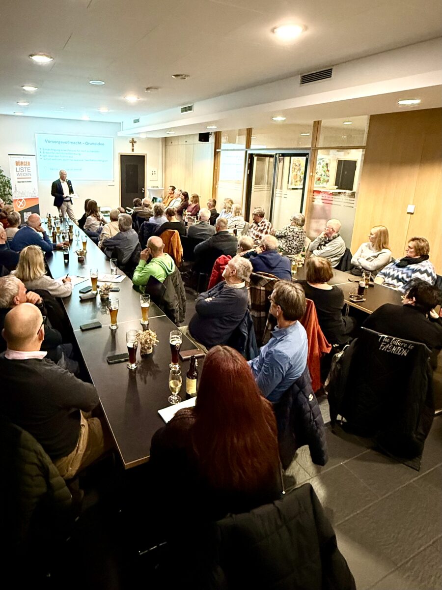 Vorsorgeabend in Weiden stößt auf großes Interesse