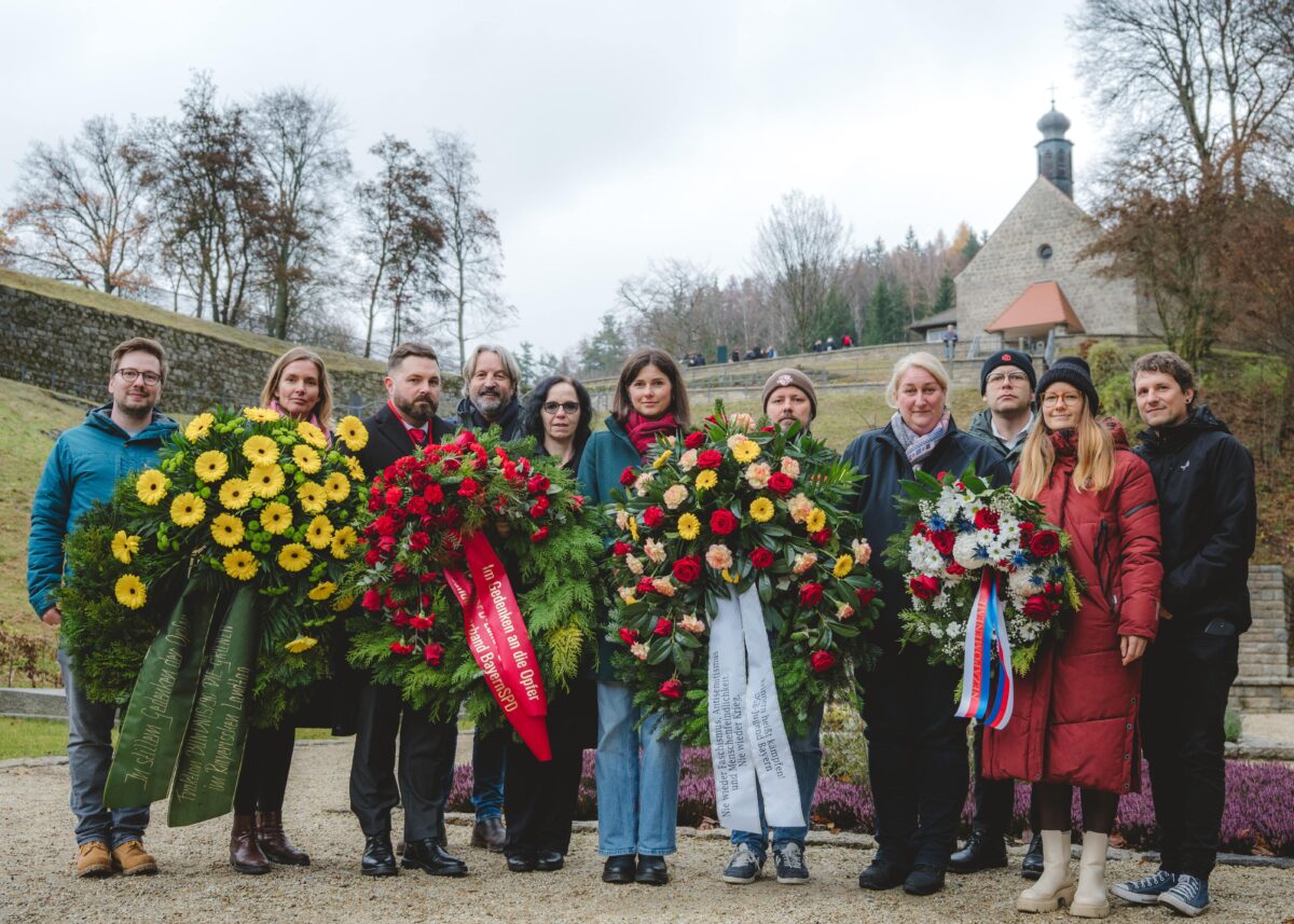 DGB-Jugend Bayern erinnert in Flossenbürg an die Novemberpogrome
