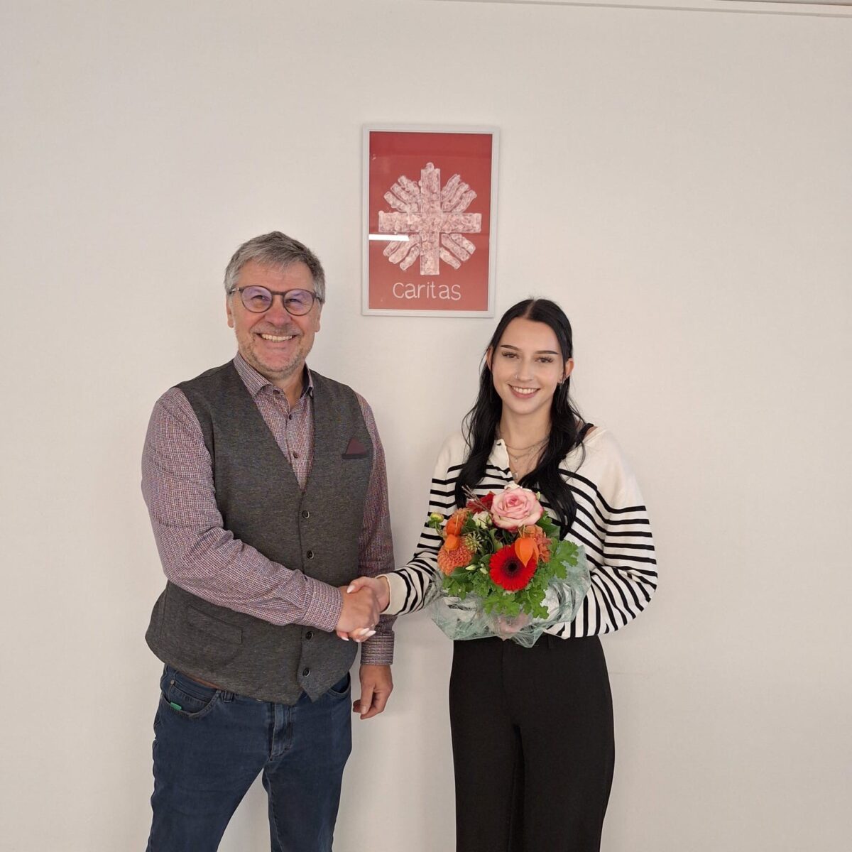Caritas übernimmt erste duale Studentin in Tirschenreuth