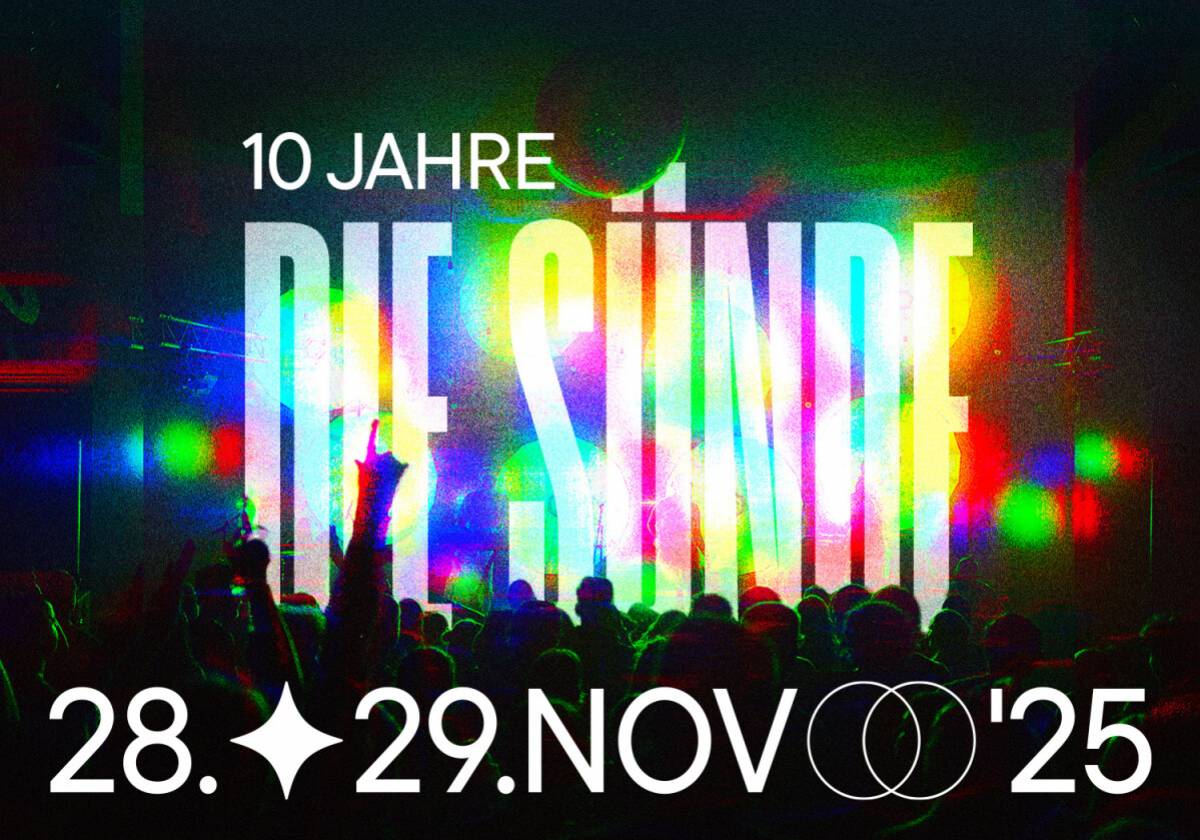 Feiert 10 Jahre Sünde × Festivalticket × FR + SA in Weiden