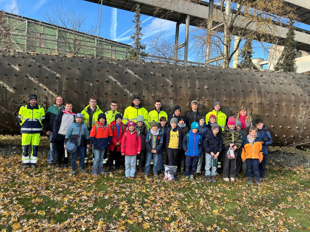 Ferientag im Zementwerk begeistert Kinder in Burglengenfeld