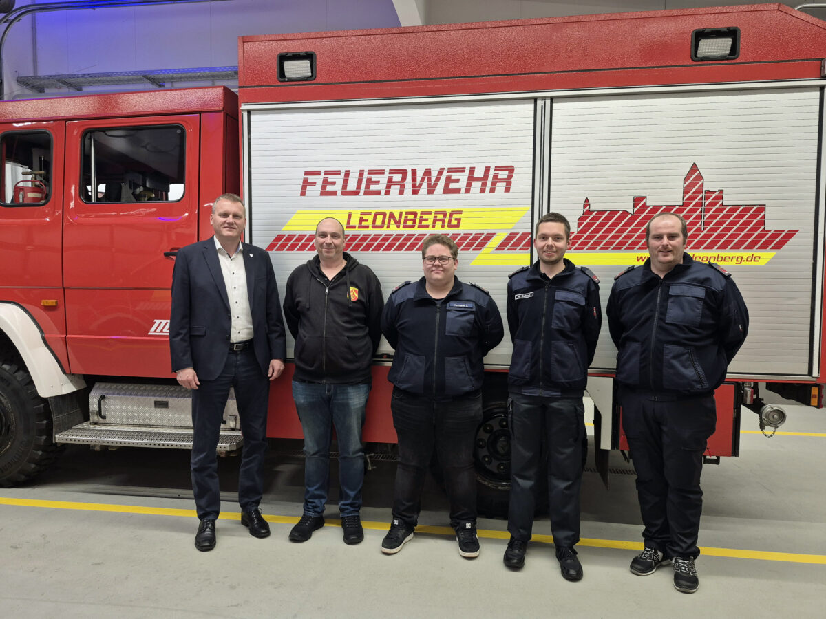 Feuerwehr Leonberg wählt neuen Kommandanten und Stellvertreter