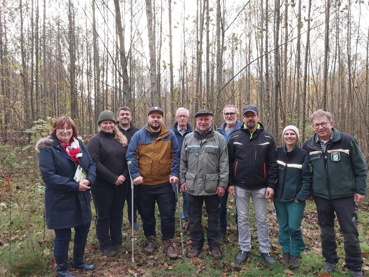 Förster informieren in Wernberg-Köblitz über digitale Waldförderung und Pflege