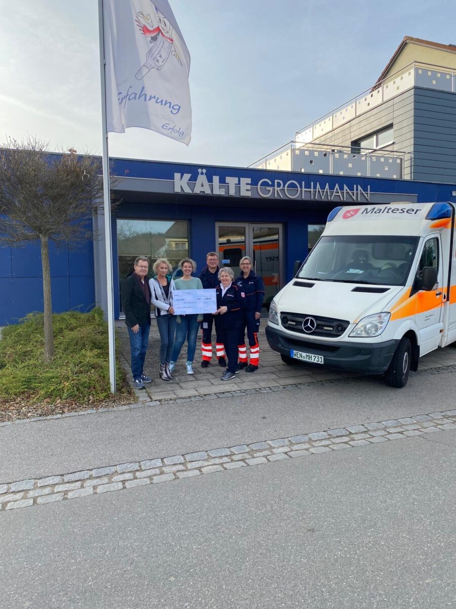 Grohmann-Spende stärkt Herzenswunsch-Krankenwagen in Weiden
