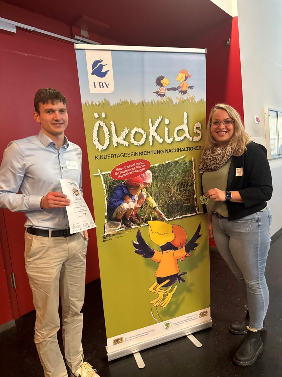 Johanniter-Kinderhaus Waldwichtel erhält ÖkoKids-Auszeichnung in Waldsassen