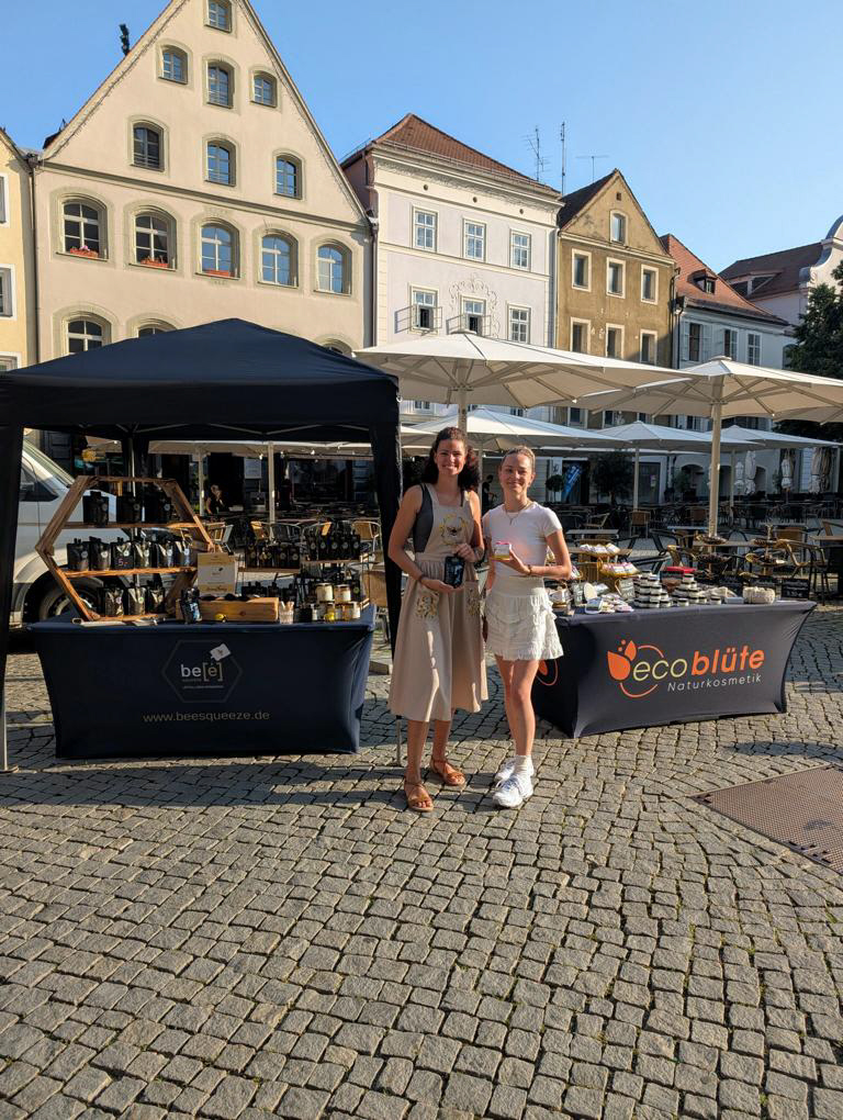Adventlicher Pop-up für Honig und Naturkosmetik in Amberg