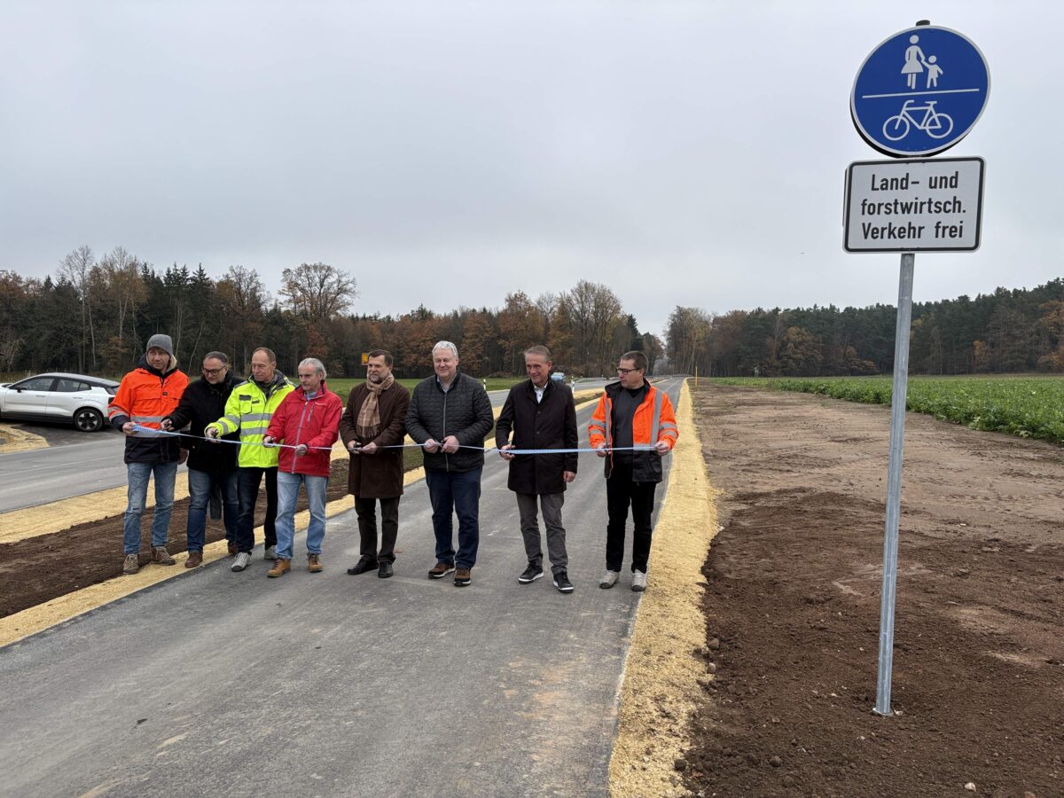 Kreisstraße AS13 ist fertig: Lückenschluss zwischen Amberg und Sulzbach-Rosenberg perfekt