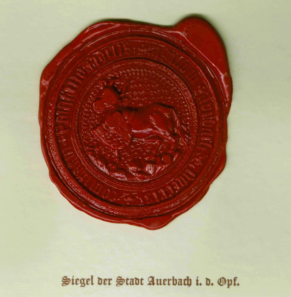 Museum zeigt ältestes Stadtsiegel von Auerbach