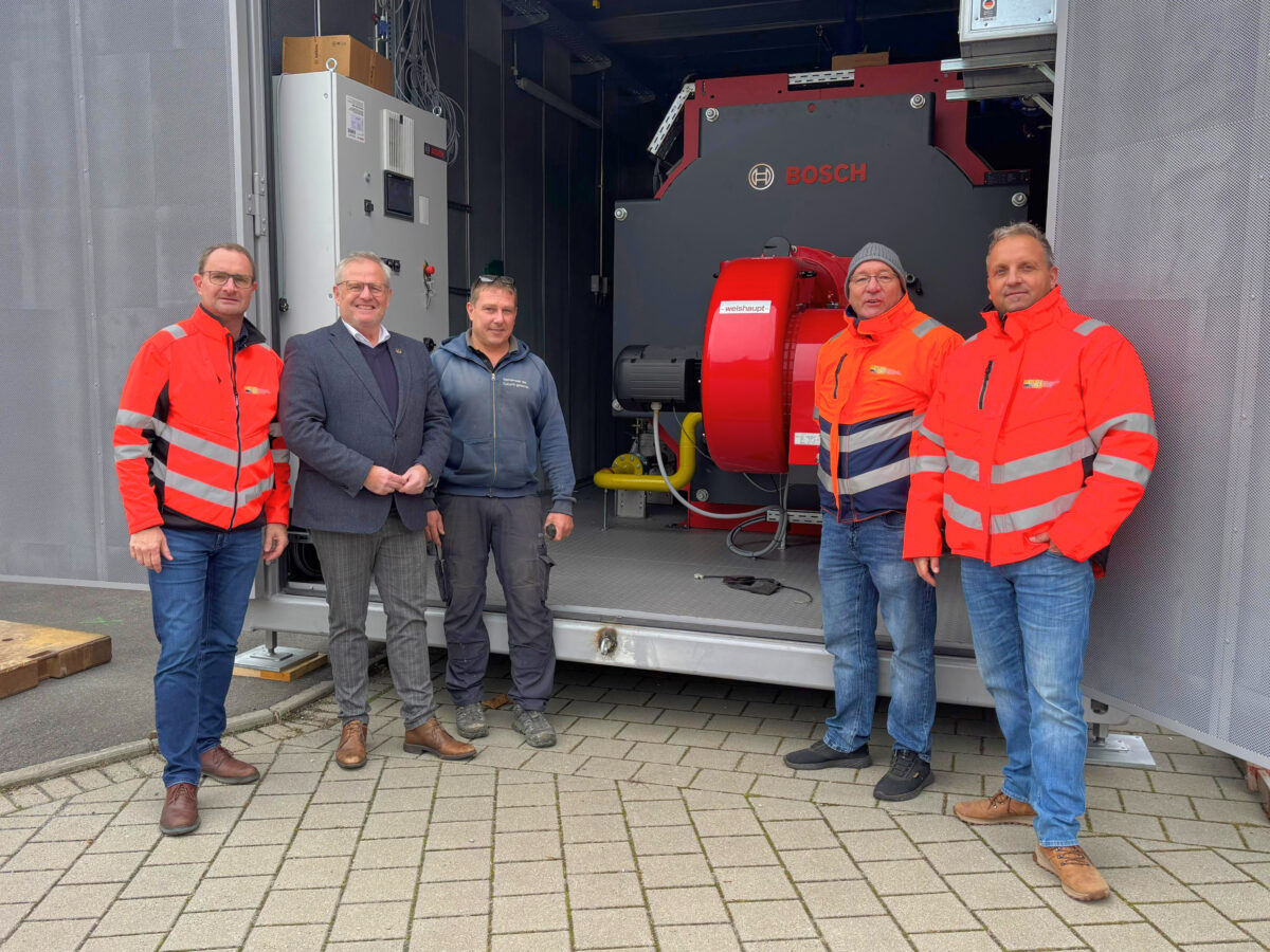 Neue Heizersatzanlagen stärken Fernwärmenetz in Schwandorf