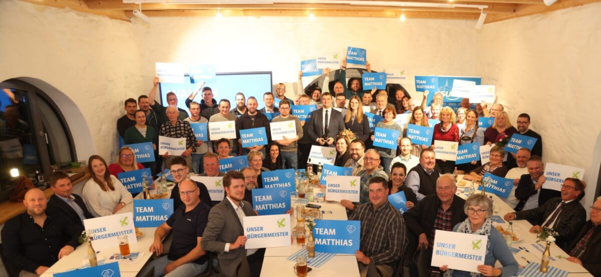 CSU und CWL nominieren Matthias Fütterer einstimmig zum Bürgermeisterkandidaten in Erbendorf