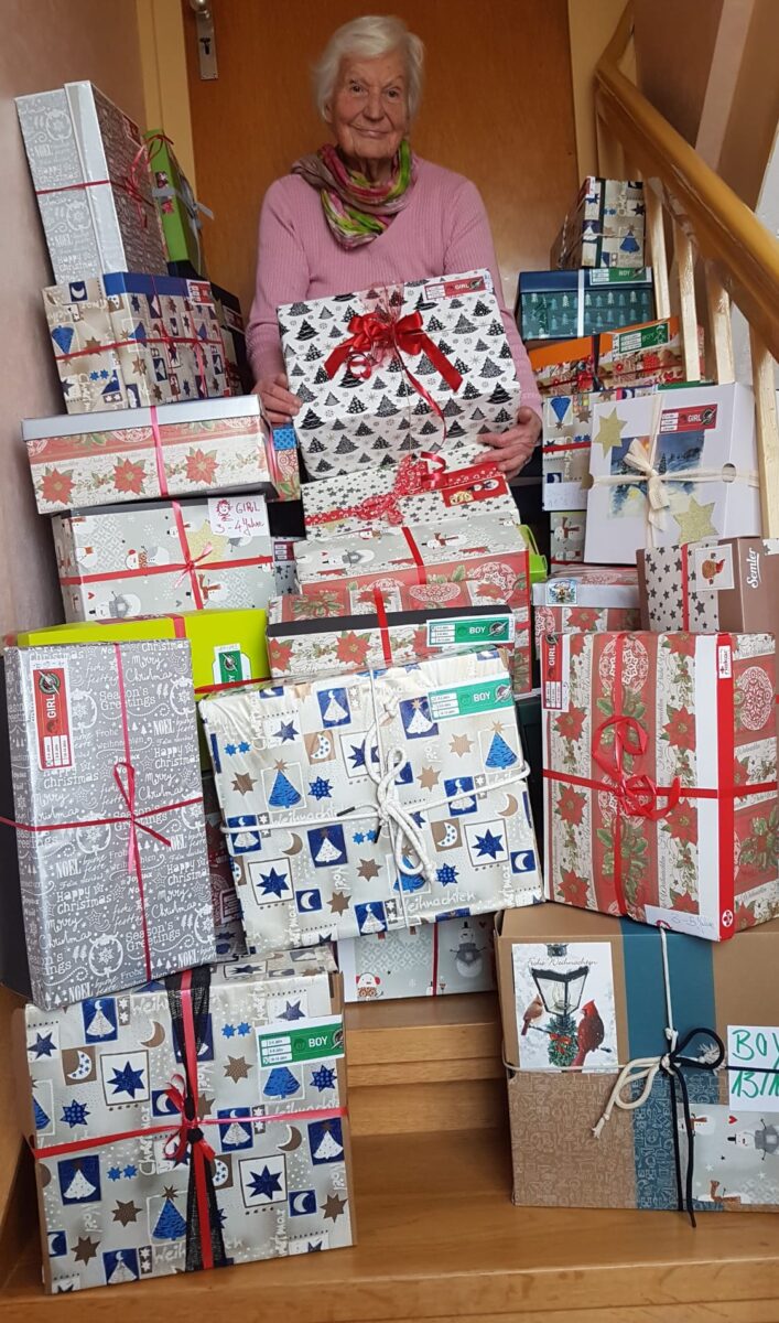 Weihnachten im Schuhkarton in Weiden