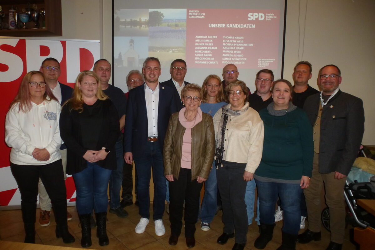 16 SPD-Kandidaten bewerben sich in Weiherhammer