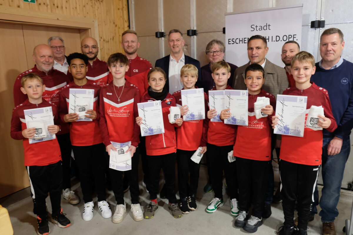 Sportlerehrung in Eschenbach für Europameister und Deutsche Meister