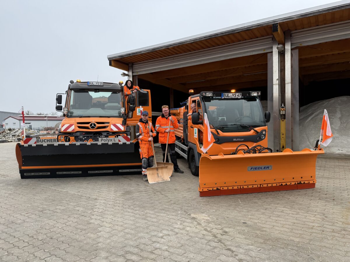 Stadtwerke sichern in Burglengenfeld den Winterdienst