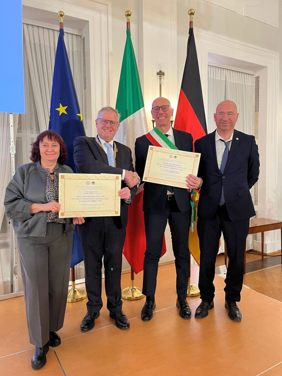 Städtepartnerschaftspreis für Schwandorf und Gualdo Tadino