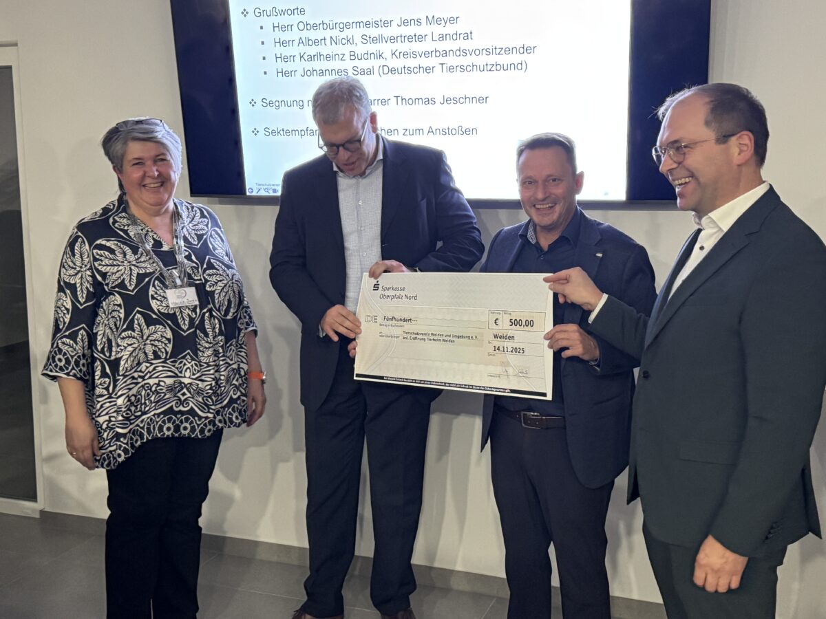 Neues Tierheim in Weiden: Feierliche Eröffnung im Beisein von zahlreichen Gästen