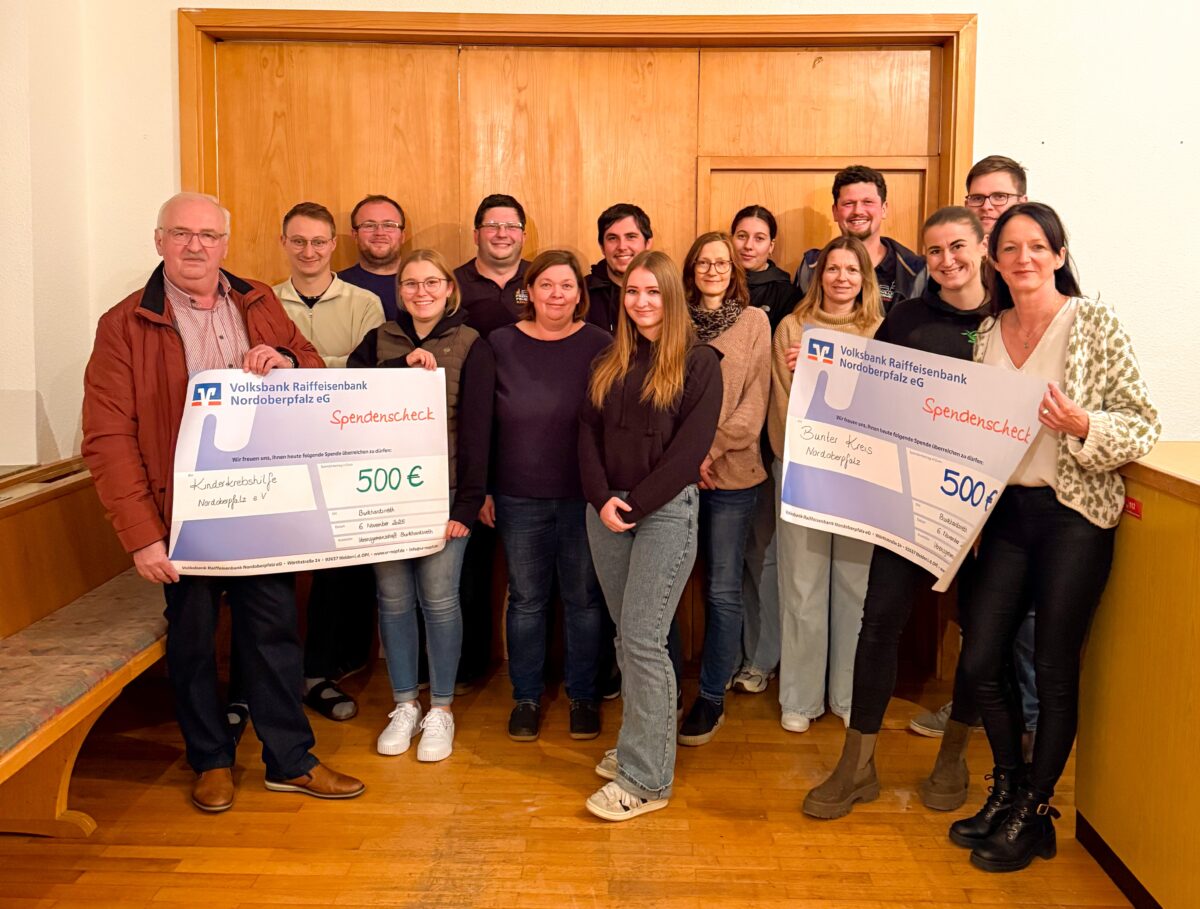 Vereinsgemeinschaft spendet in Burkhardsrieth 1.500 Euro an Hilfsorganisationen