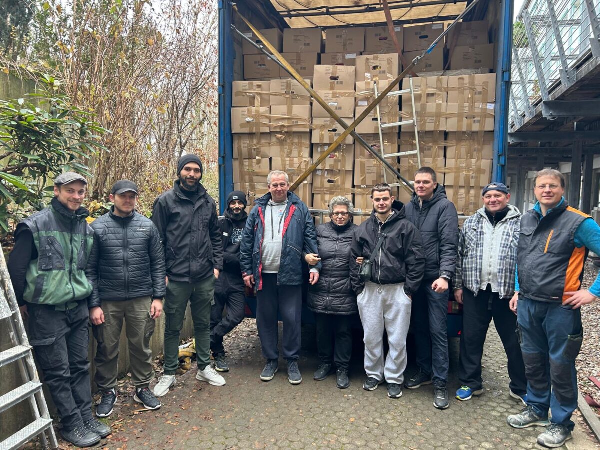 Space Eye schickt 14 Tonnen Hilfsgüter in die Ukraine