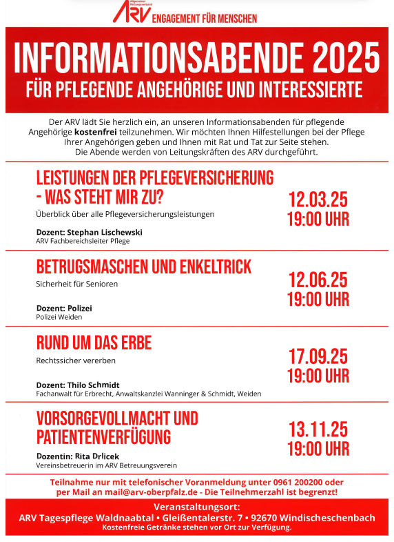 Vorsorgevollmacht und Patientenverfügung – Mein Wunsch und Wille