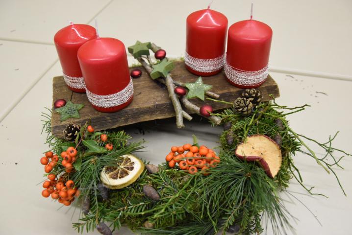 Adventskranz einmal anders