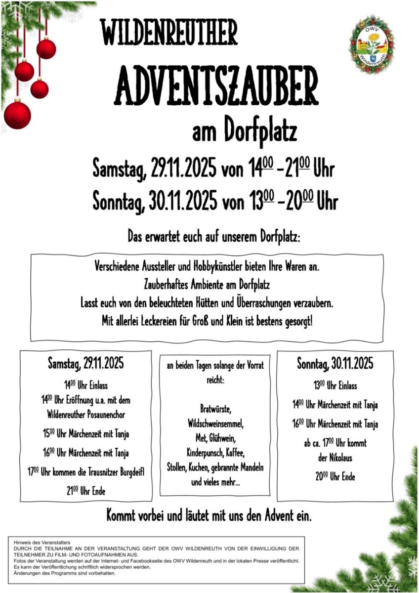Wildenreuther Adventszauber