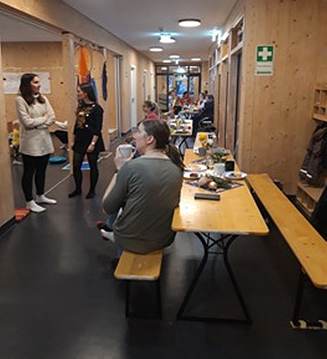 Premiere in der Kinderkrippe Eschenbach: Spiel und Kaffee für die ganze Familie