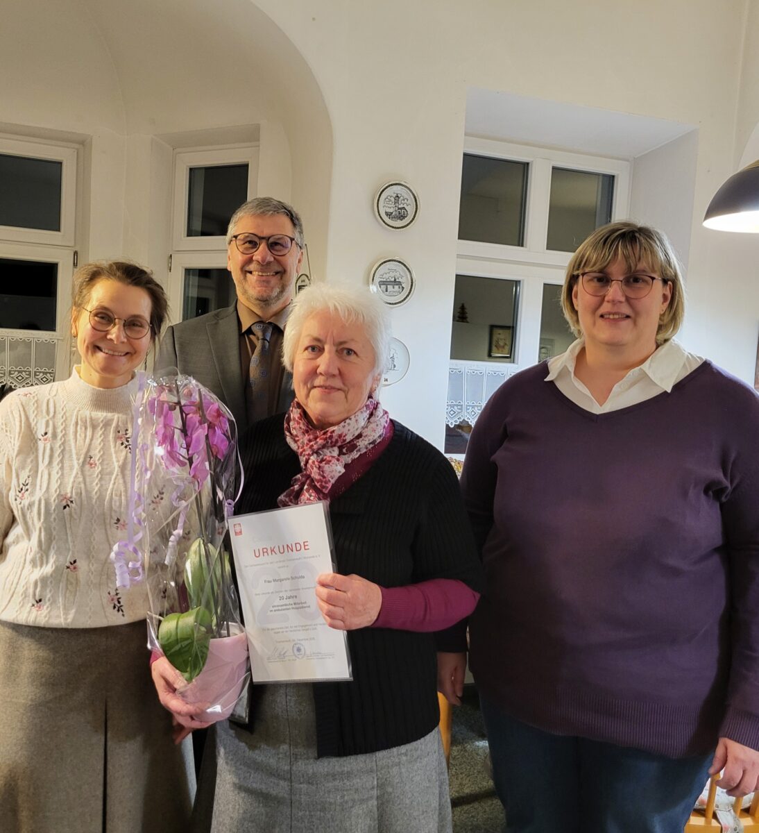 20 Jahre unermüdliches Engagement: Caritas ehrt langjährige Hospizbegleiterinnen