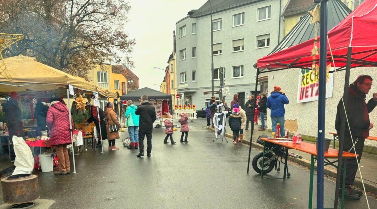 Erstes Winterfest im Stadtteil Scheibe in Weiden begeistert Besucher