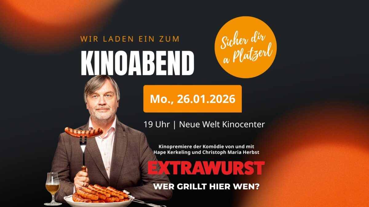 Kinoabend „Extrawurst“ mit der Bürgerliste Weiden