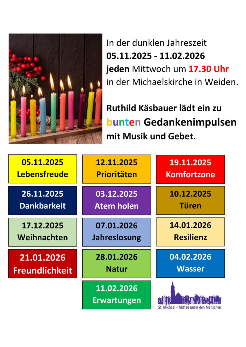 Andacht - Bunte Gedankenimpulse