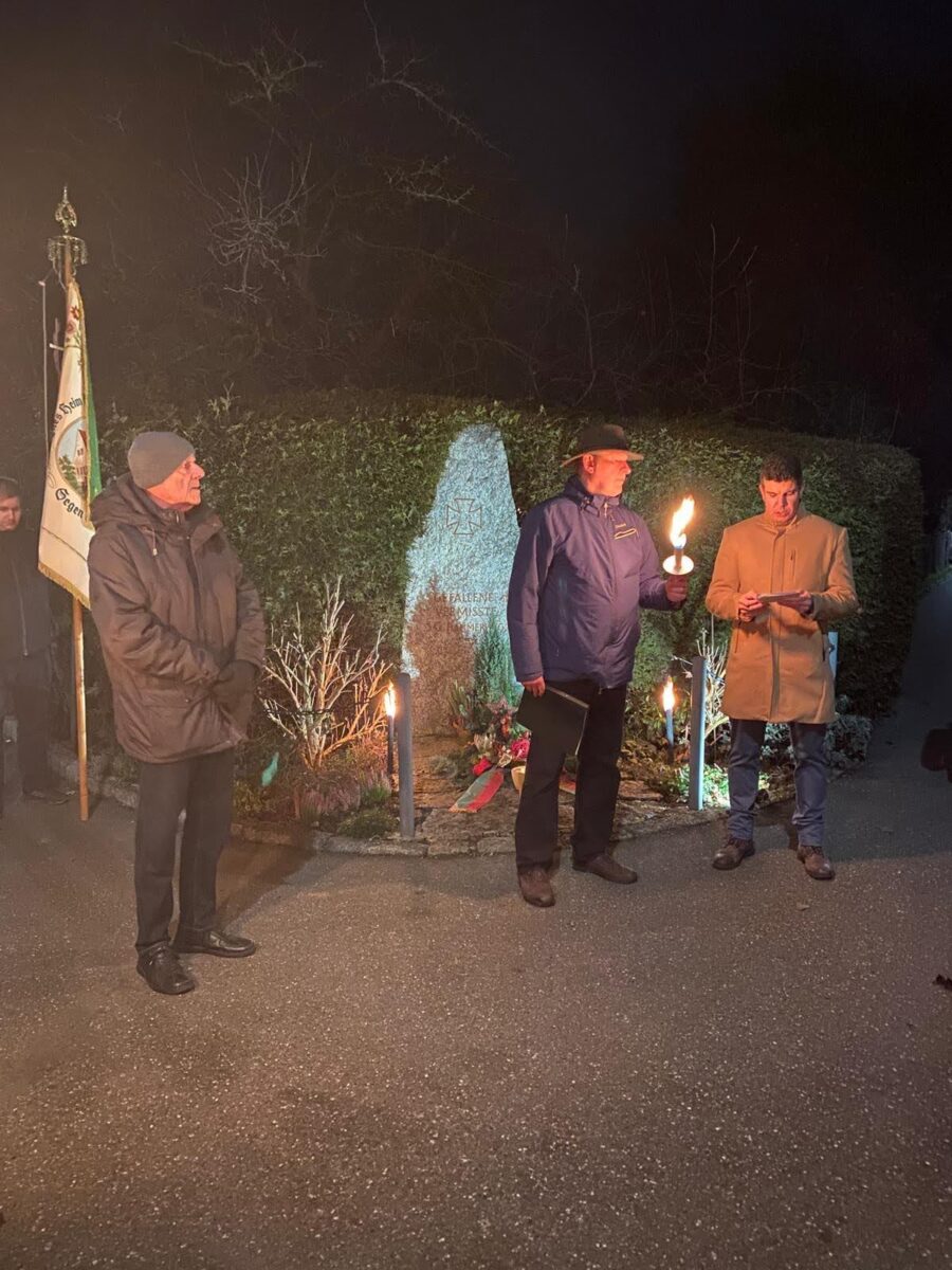 Gedenkfeier der Hammerwegsiedler in Weiden erinnert an Frieden