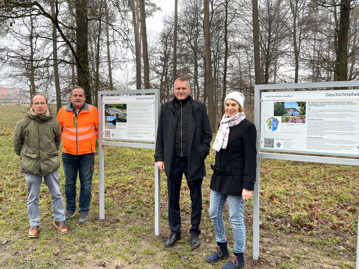 Geschichtspfad in Maxhütte-Haidhof macht Stadtgeschichte erlebbar