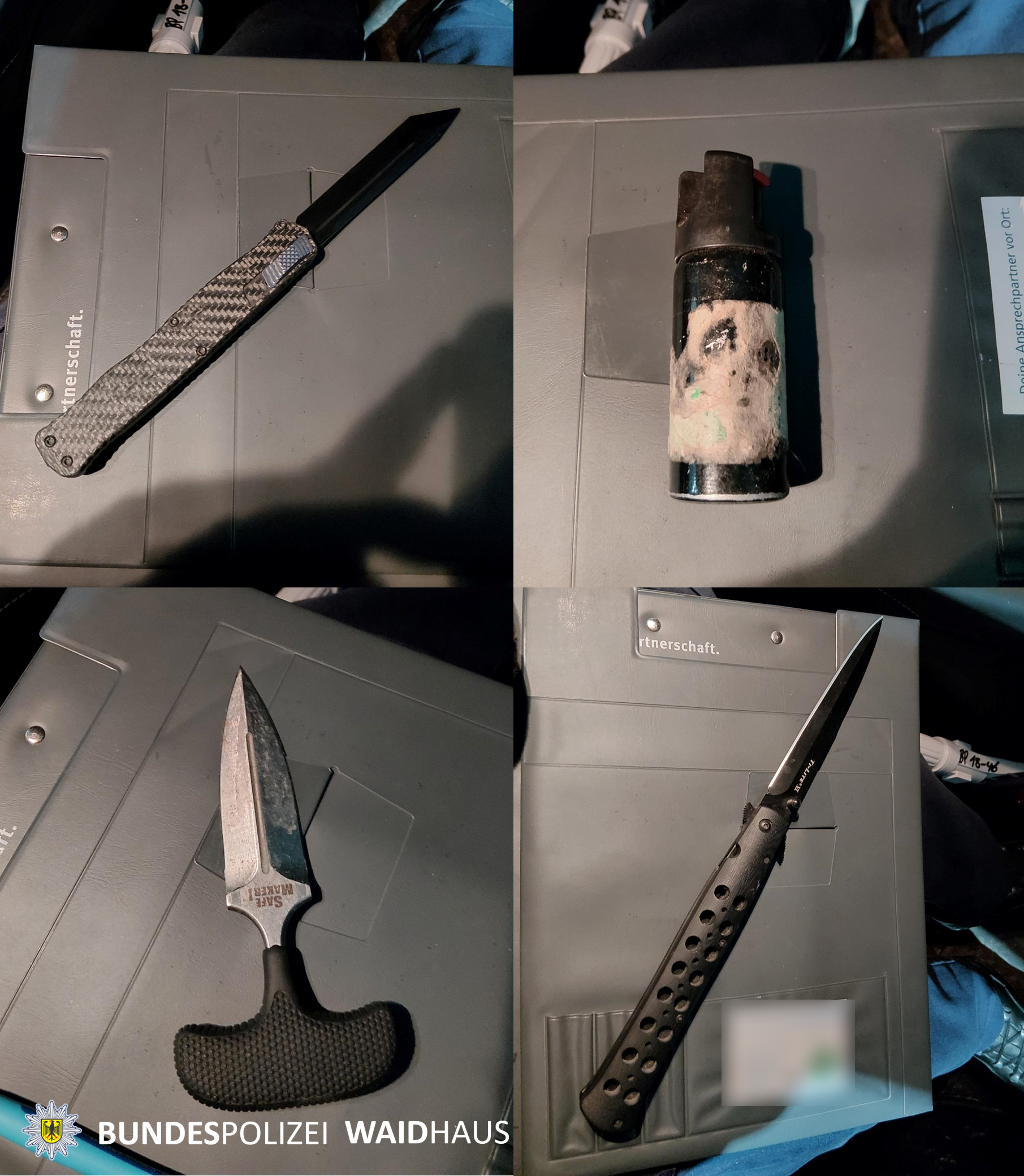 Grenzkontrollen auf der A6 führen zu Waffenfunden in Waidhaus