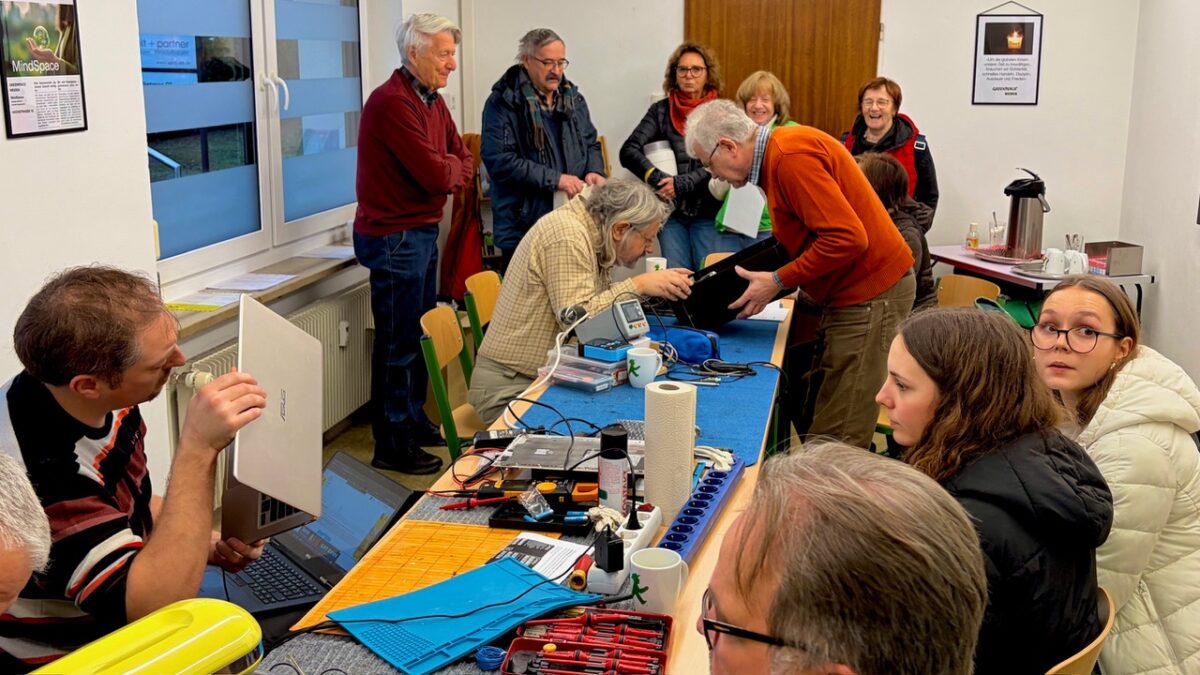 Greenpeace startet erstes Repair-Café in Weiden