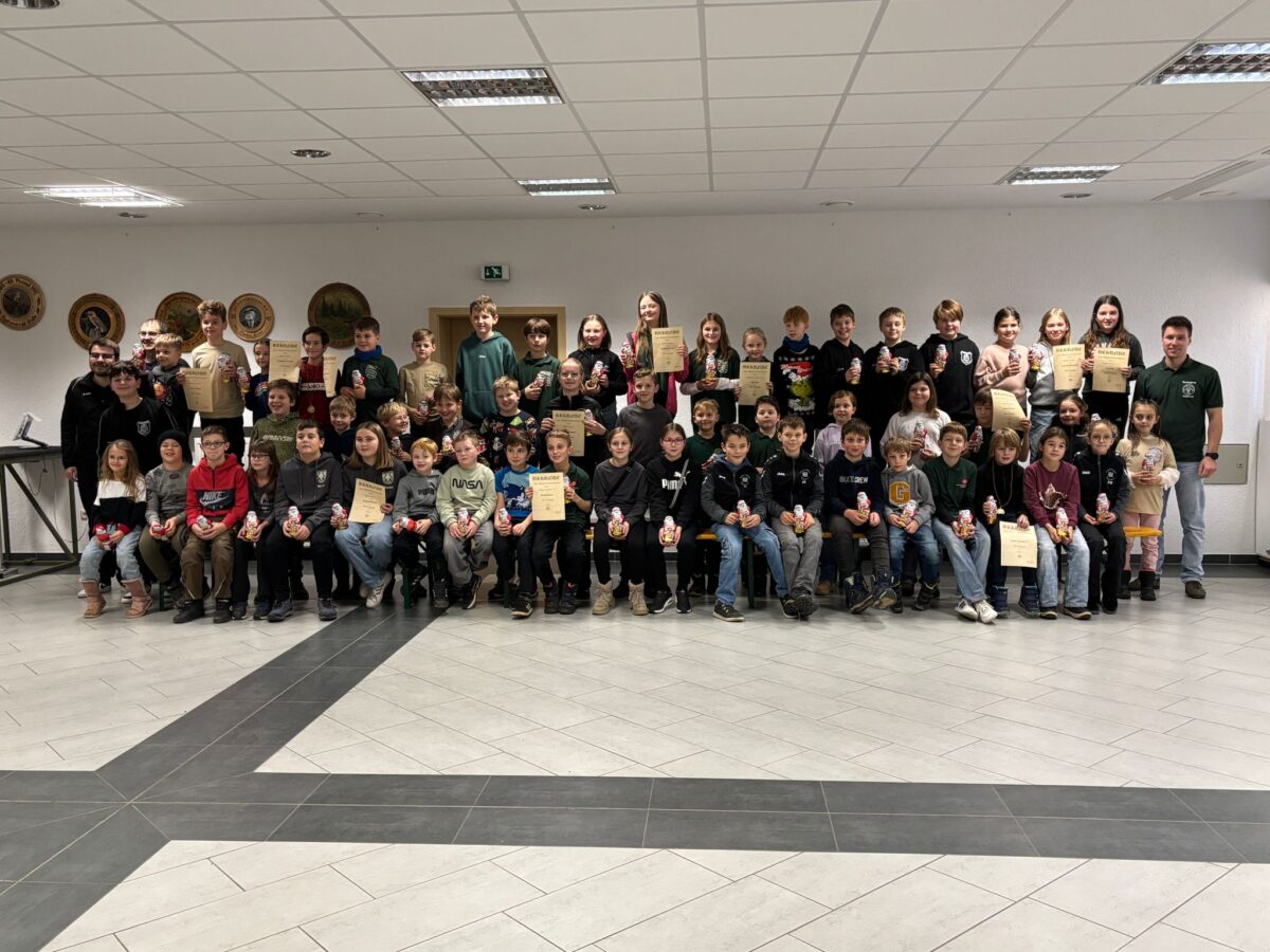 Jungschützen des Schützengau Nabburg sehr erfolgreich beim Lichtgewehr.- und Blasrohr Rundenwettkampf