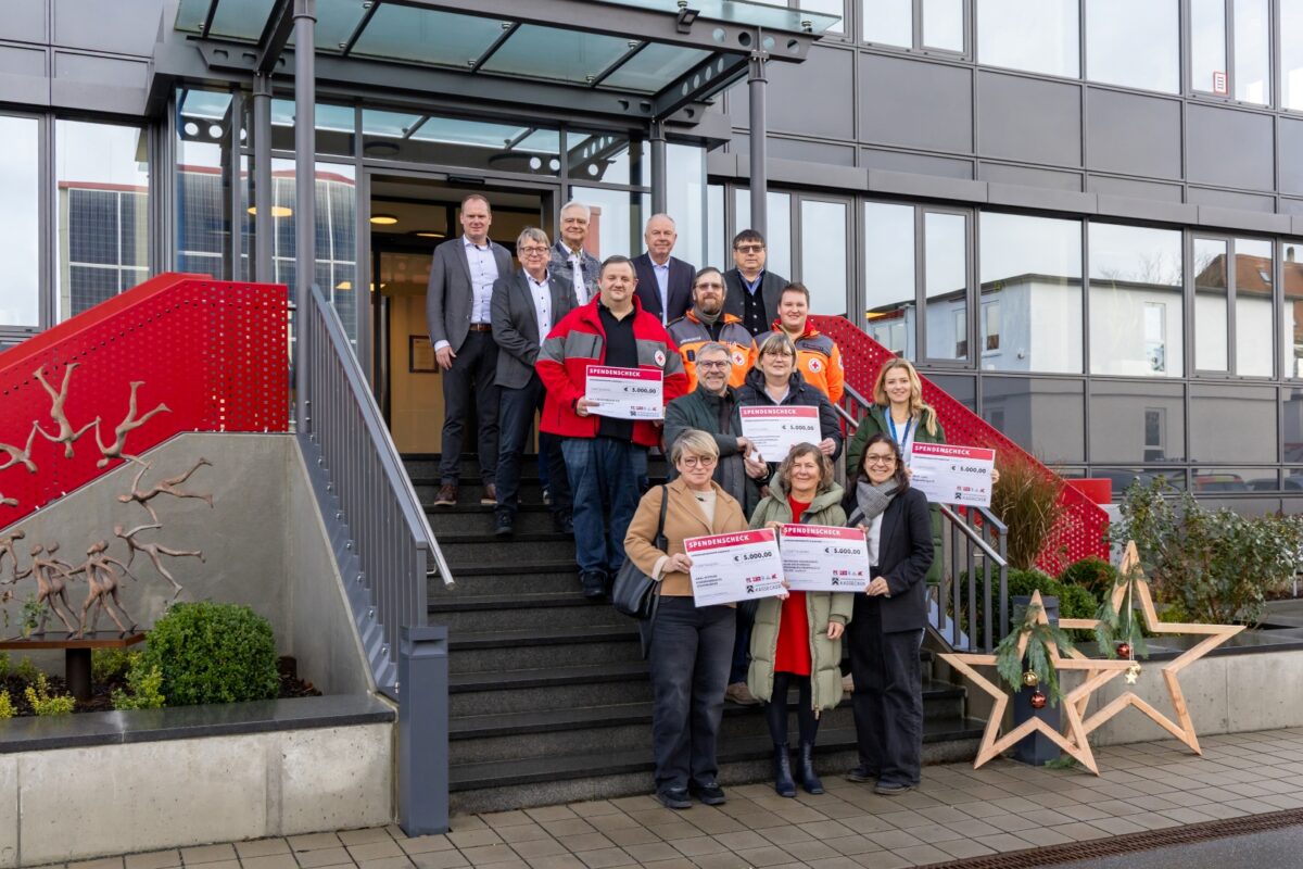 Unternehmensgruppe Kassecker spendet 25.000 Euro an fünf Einrichtungen in Waldsassen